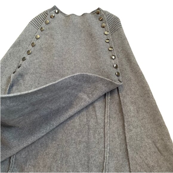 NWT Crosstree Lane Ribbed Military Poncho OS - Picture 4 of 7